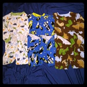 Carter's fleece footie pajamas 3T